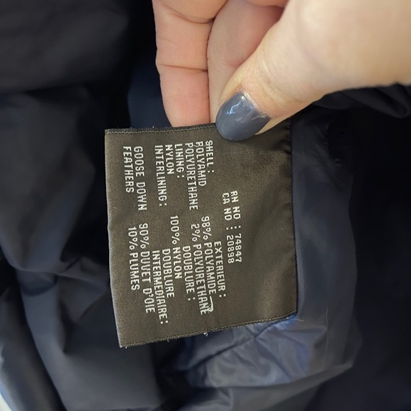 Navy Andrew Marc Puffer, thigh length - Picture 6 of 7